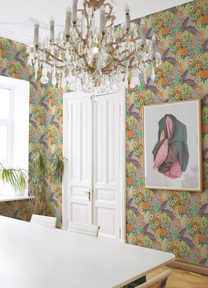 RuJardin l’Orange Peel & Stick Wallpaper